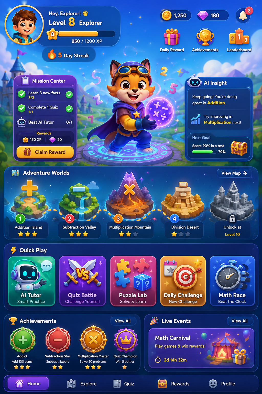 Kids Math Adventure